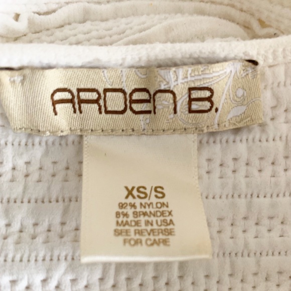 Arden B White Bodycon Mini Dress Size XS/S - Picture 2 of 4